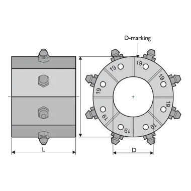 Bakkesæt P16 (håndpresser)