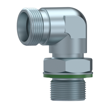 Stilbar vinkel med kontra møtrik 