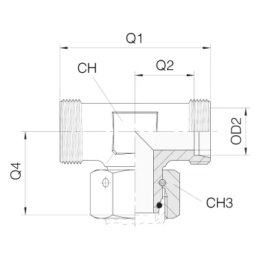 Formonteret Stilbar T-Forskruning MM LET