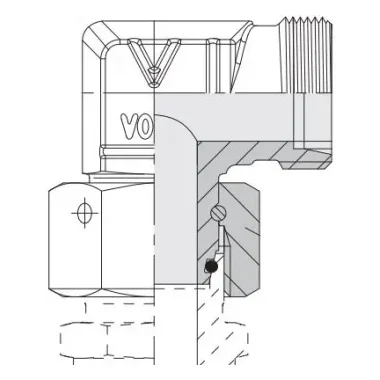 Formonteret Stilbar vinkel MM SVÆR