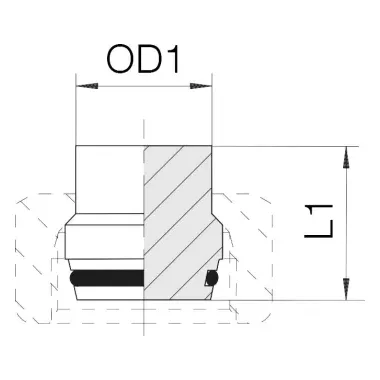 Blændprop SVÆR ( 6-12MM Ligger under LET )