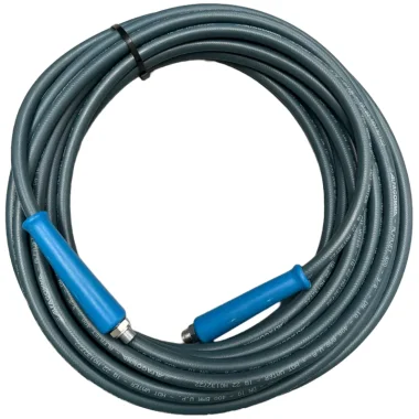 Færdigmonteret renseslange blå sværtefri 400 Bar 3/8