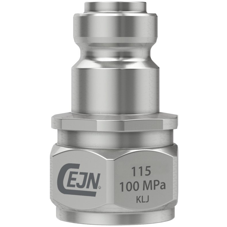 Lynkobling nippel 3/8" NPT indv. gevind - NBR - 1000 Bar