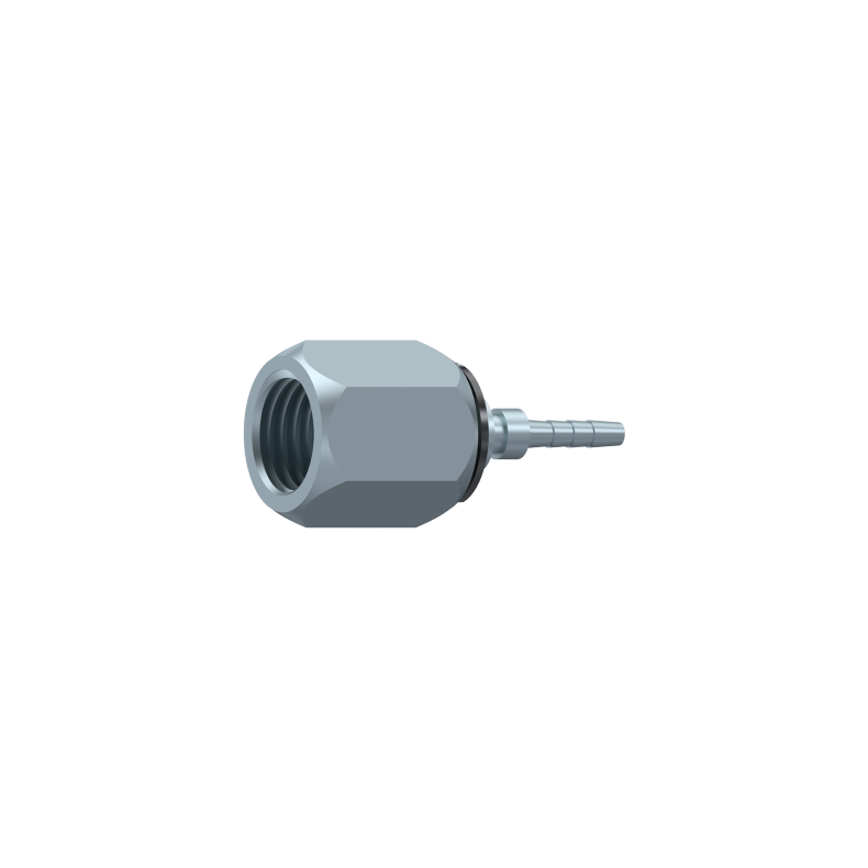 MICRO-HOSE STRAIGHT SWIVEL FEM JIC 37 7/16" 20H UNF DN 2