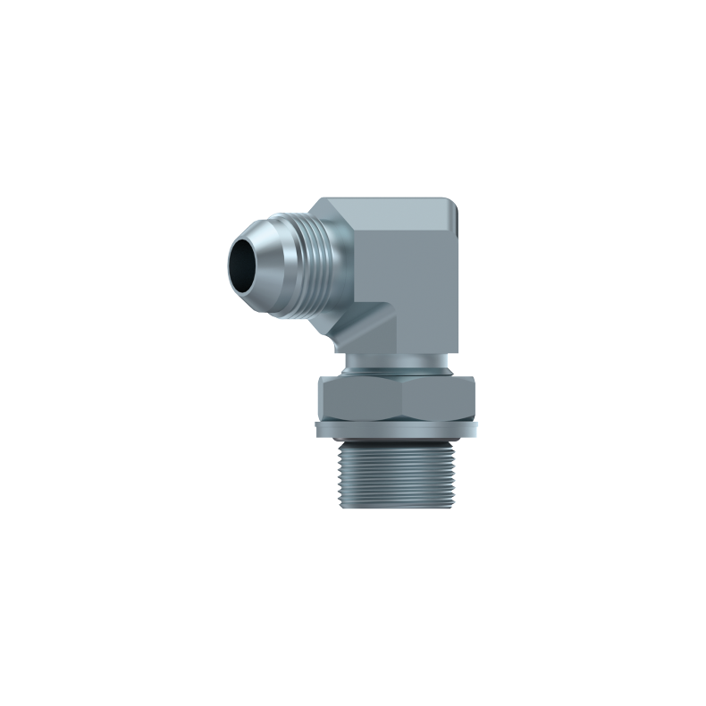 90� ELBOW M JIC- M ADJ. BSP 9/16" 18H UNF 1/4" BSP