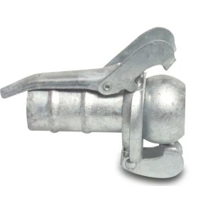 Lynkobling stl galvaniseret 108mm x 102 mm han-del Bauer x slangestuds type Bauer S77