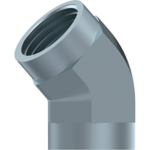 45� ELBOW FIXED FEMALE-FIXED FEMALE 3/8