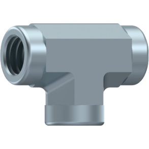 FIXED FEMALE TEE 1/4'' NPT