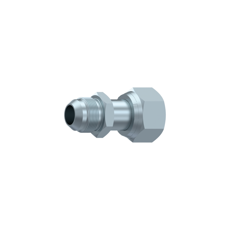 ORFS SWIVEL FEMALE ADAPTOR - JIC MALE JIC 7/16 ORFS 9/16"-18
