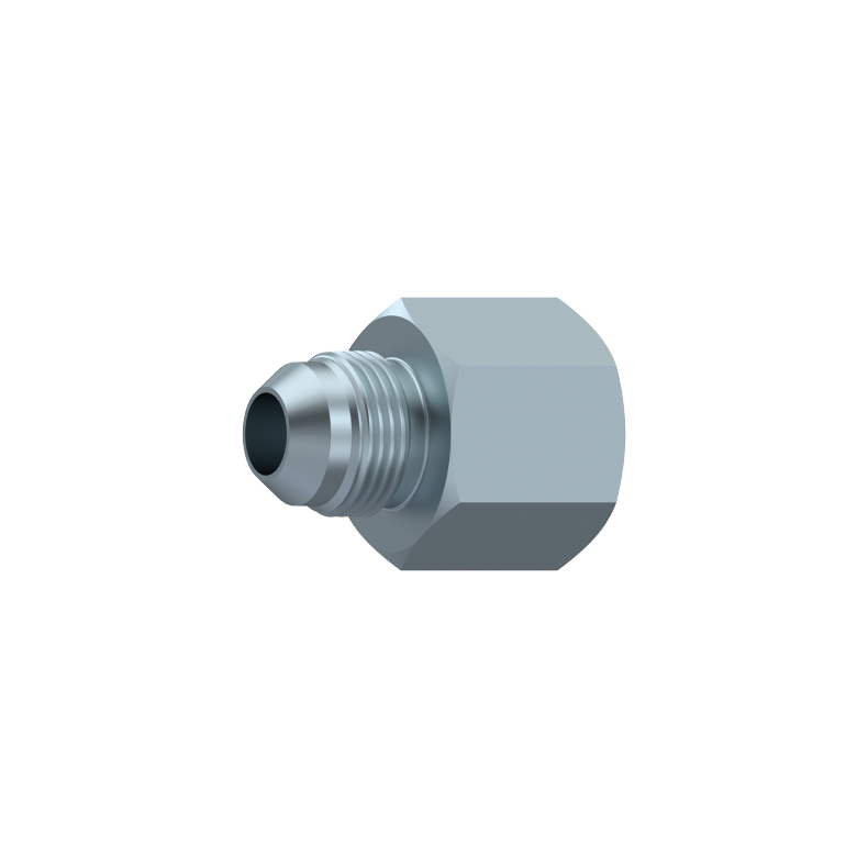 ADAPTOR M JIC - FIXED FEM BSP M 9/16" 18H UNF F 3/8" BSP