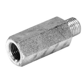 Muffe nippel lang f. slangebrudsventil 3/8