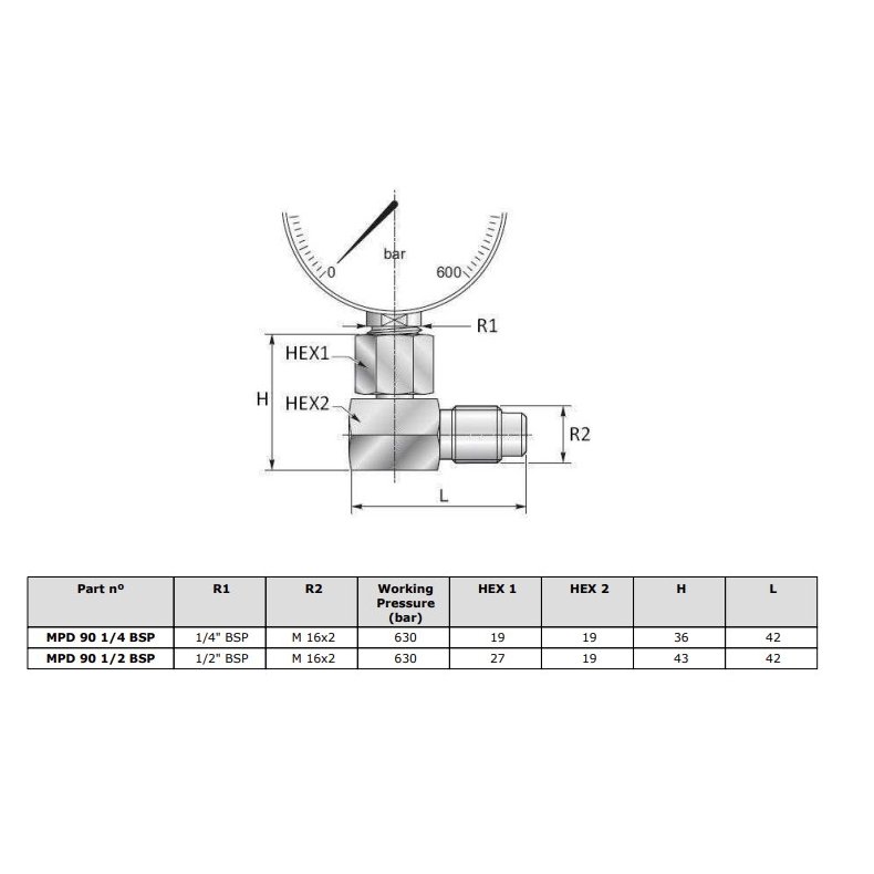 CHECK COUPLING 90� SWIVEL FEM 1/4" BSP