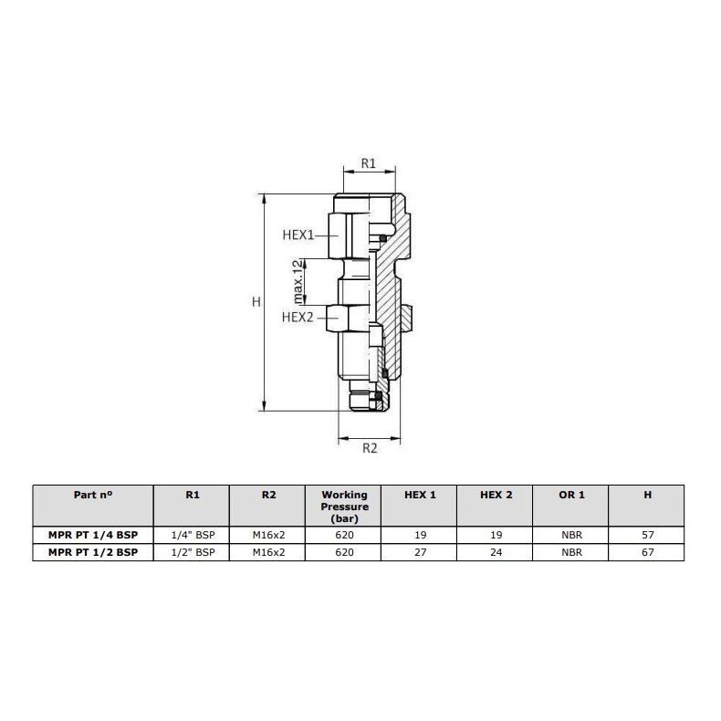 TEST SKOTFORSKRUNING 1/4" BSP
