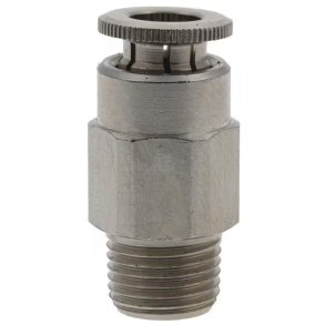 PUSH IN- FEDT � 6 mm lige, udvendigt gevind M10x1 