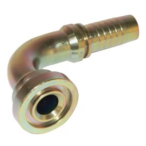 Indstik med flange DN13-�41.3mm-90� 1/2