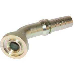 Indstik med flange DN13-�41.3mm-45� 1/2