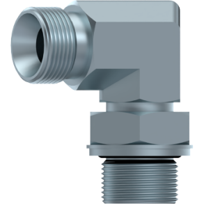 90 ELBOW BSP M - BSP M ADJ. FORGE 1