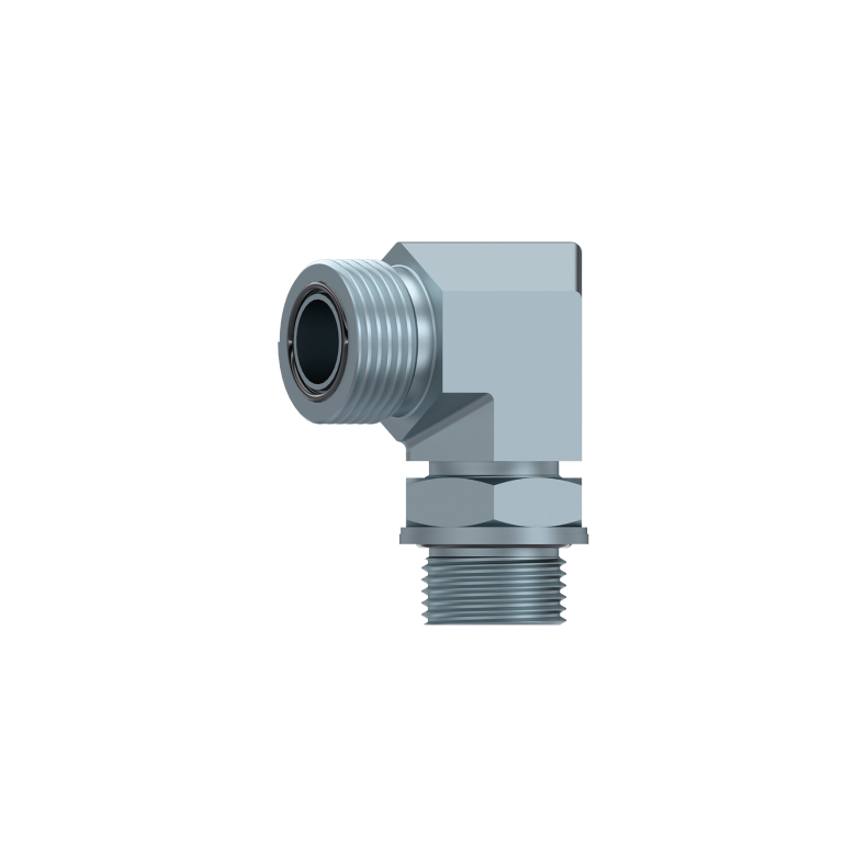 90 ADJ Male ORFS 9/16"-18H BSP 1/4"