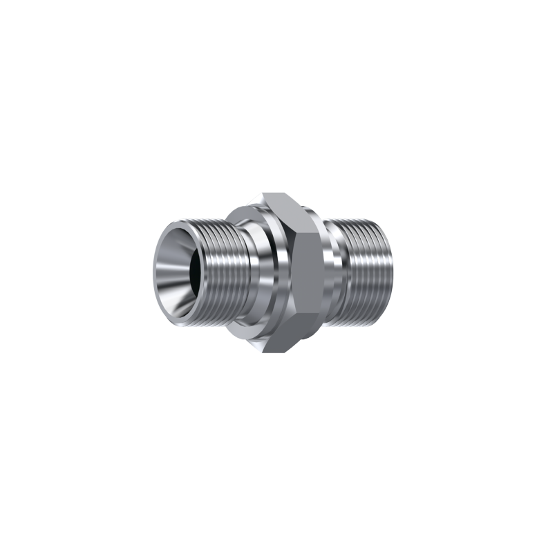 S.S. ADAPTOR MALE 60 - MALE 60 3/8" BSP 3/8" BSP