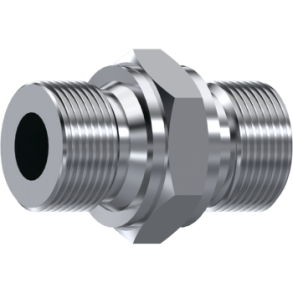S.S. ADAPTOR MALE - MALE FLAT SEAT 3/4 BSP 3/4 BSP