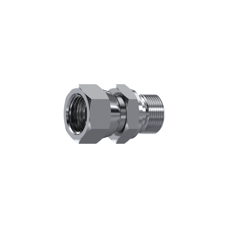 S.S. ADAPTOR MALE - SWIVEL FEMALE 60� M 1" BSP F 1" BSP