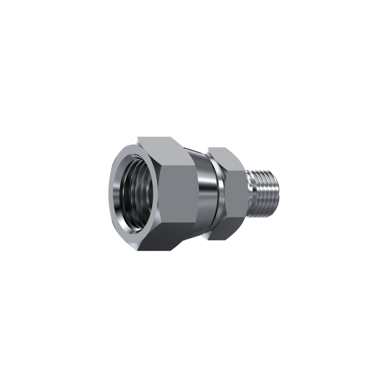 S.S. REDUCER MALE - SWIVEL FEMALE 60� 1" 1/4 BSP 1" BSP