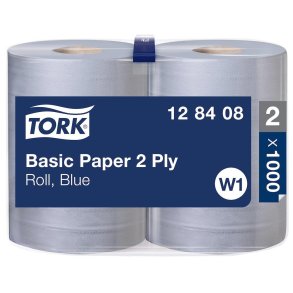 Tork Basic 128408 allround papir bl�  Pk. a 2 ruller.