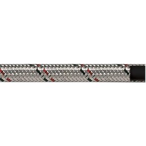 Br�ndstofslange med rustfri flet NBR 3/16