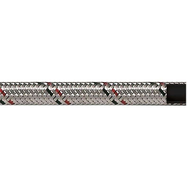 Br�ndstofslange med rustfri flet NBR 5/16  25 bar