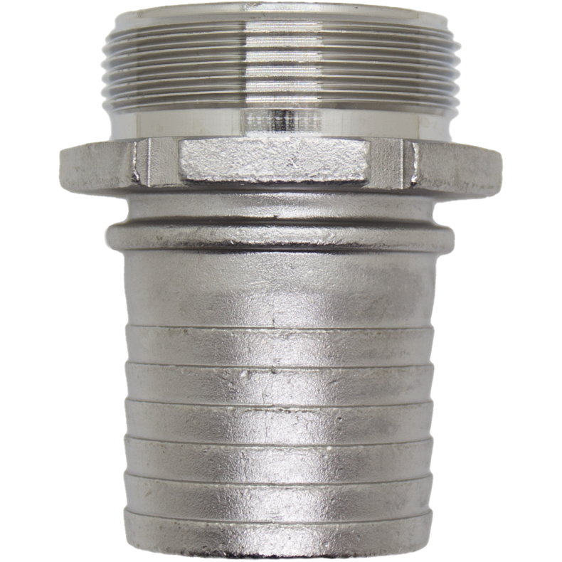Slangekobling EN 14420-2/DIN 2817 - Slangestuds med udvendig BSP gevind - 2 1/2" - 25 Bar - Rustfri Stl 2308798