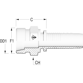 18L - M26x1.5 udv. gev. til 5/8