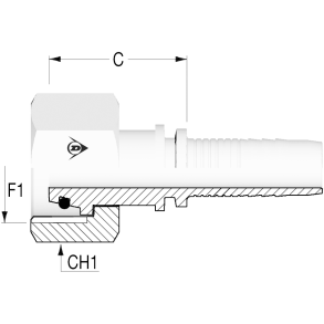 M16X1.5 - 8S - DKOS - Female - 1/4