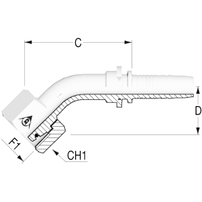 22L - M30x2 -  indv. gev. 45 til 3/4