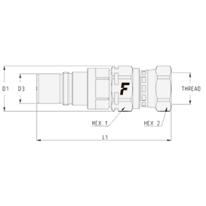 MULTIFASTER PRESS.ELIM.MALE KIT3FNP12GAS M 1219216