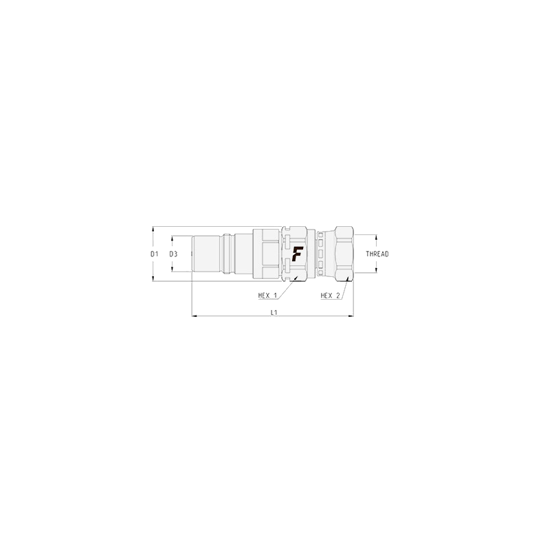 MULTIFASTER PRESS.ELIM.MALE KIT3FNP12GAS M 1219216
