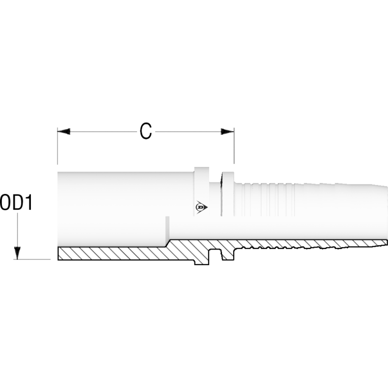 Metric Standpipe OD12-1/4"SL - RSL/RSS-0412 1200860