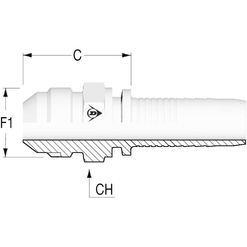 INS JIC Male 37 1 3/16"12-3/4" - H12-AGJ-1412 1200442