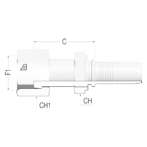 INS ORFS FEM DHEX 11/16-16-1/4