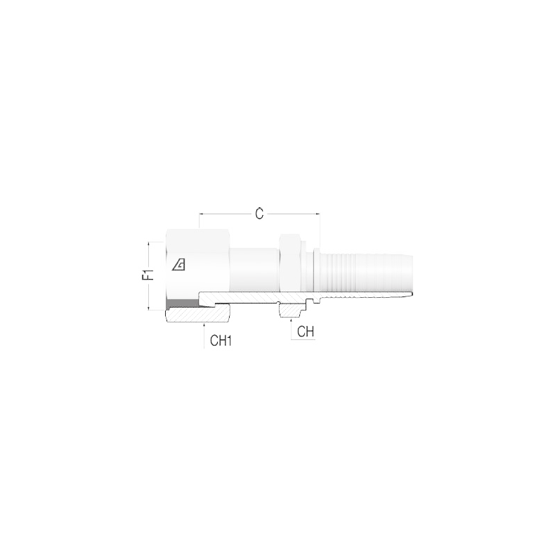 INS ORFS FEM DHEX 11/16-16-1/4" - H12-ORFSD-0604 1245728