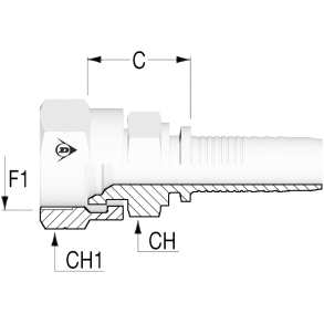 Komatsu Female M14X1,5-1/4
