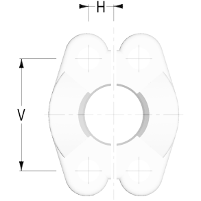 Split Flange Clamp 3000 1/2