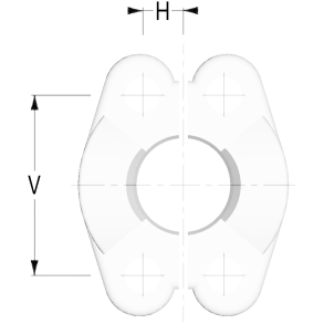 Split Flange Clamp 6000 1