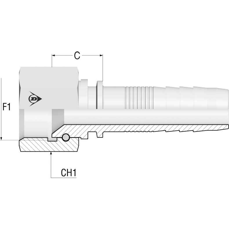 PT JIC Fem 37 1 5/8"-12-1 1/4"SL - PT-DKJ-2020 1258498