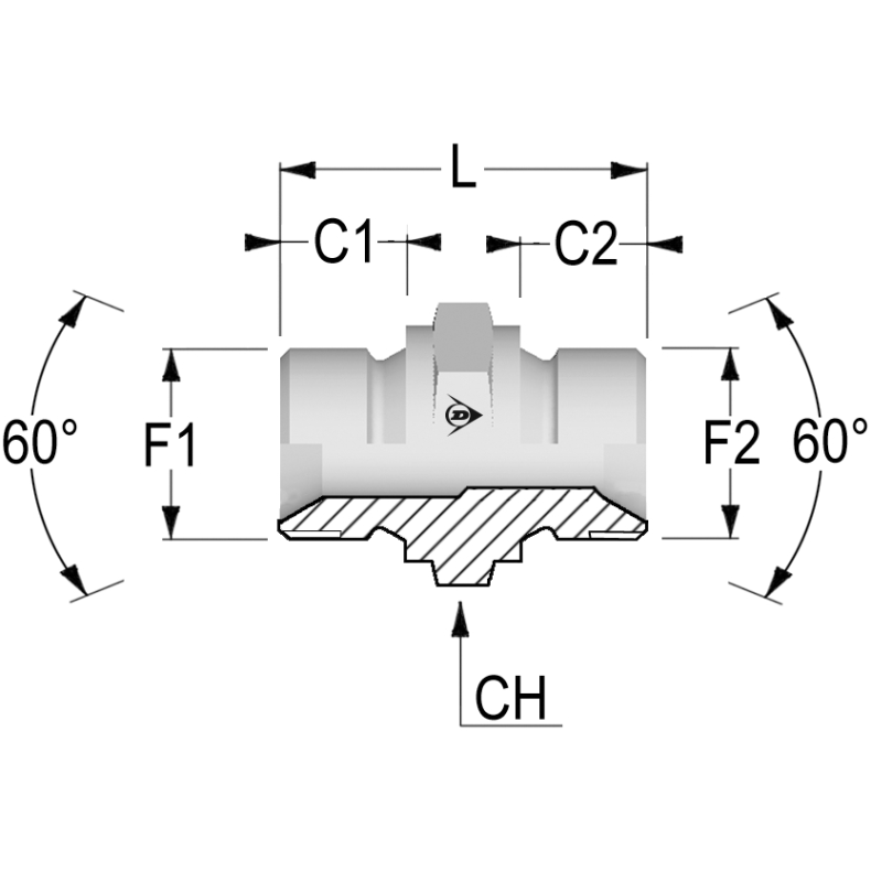 BSP 1.1/4" x 2" - brystnippel 2540002032 1212040