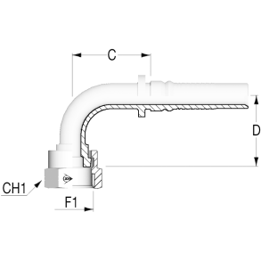 IL 90 ORFS FEM 1 7/16-12-3/4