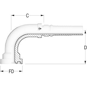 IL 90 Flange SAE 3000 2