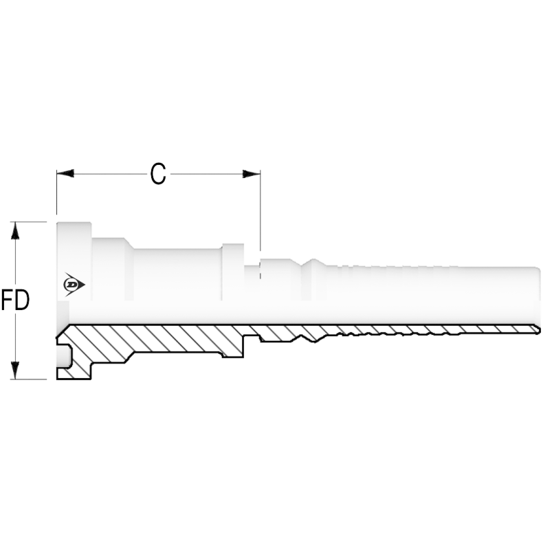 IL Flange SAE 6000 2"-1 1/2"SL - IL-SFS-2432 1255062
