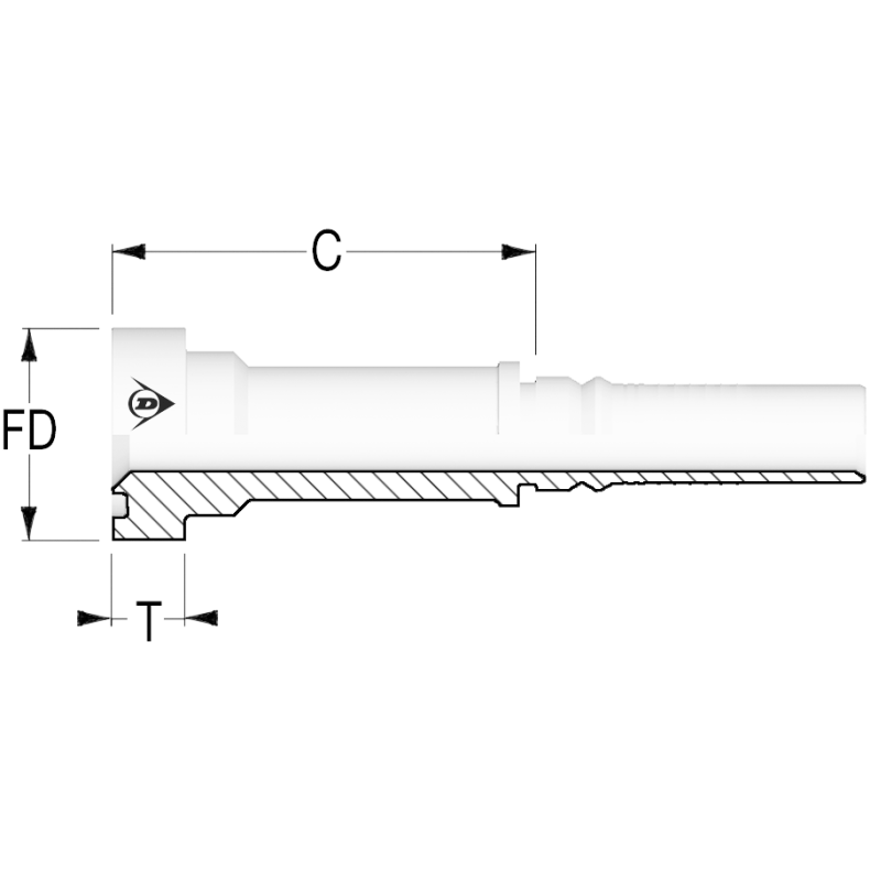 IL Flange SUPERCAT 1 1/4"-1"SL - IL-SFSCAT-1620 1254240