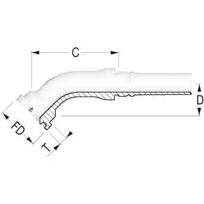 IL 45 Flange SUPERCAT 3/4