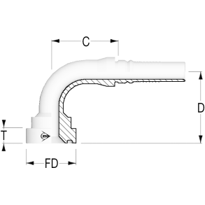 IL 90 Flange SUPERCAT 1
